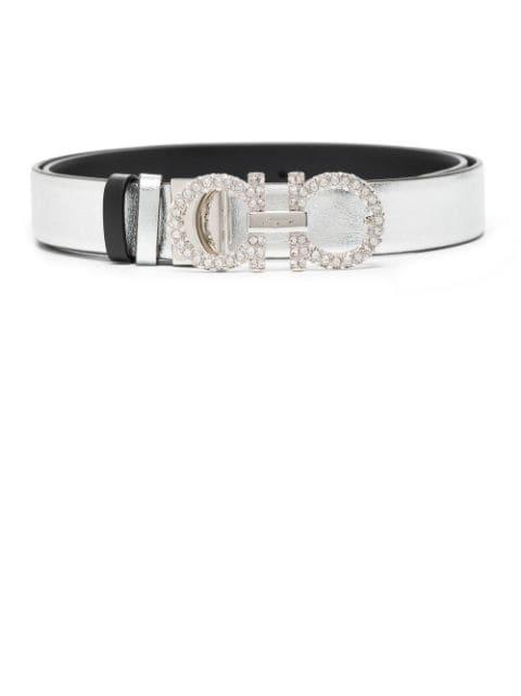 embellished Gancini belt by FERRAGAMO