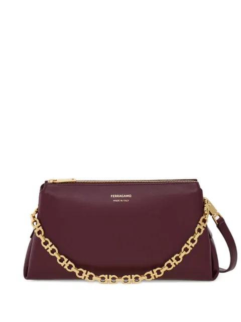 embossed logo chain mini bag by FERRAGAMO