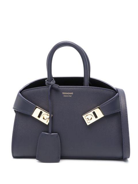 extra-small Hug leather tote bag by FERRAGAMO