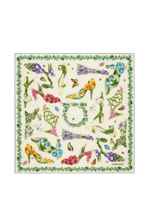 floral-print scarf by FERRAGAMO