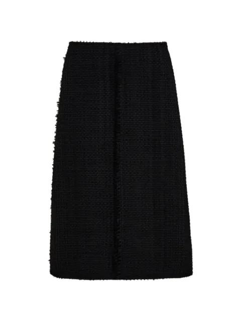 frayed midi skirt by FERRAGAMO