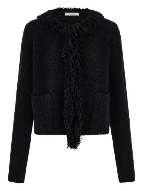 fringed cardigan by FERRAGAMO