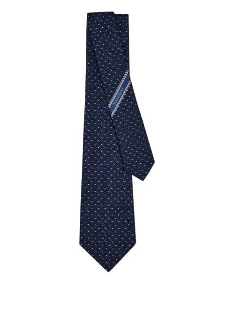 gancini-pattern tie by FERRAGAMO