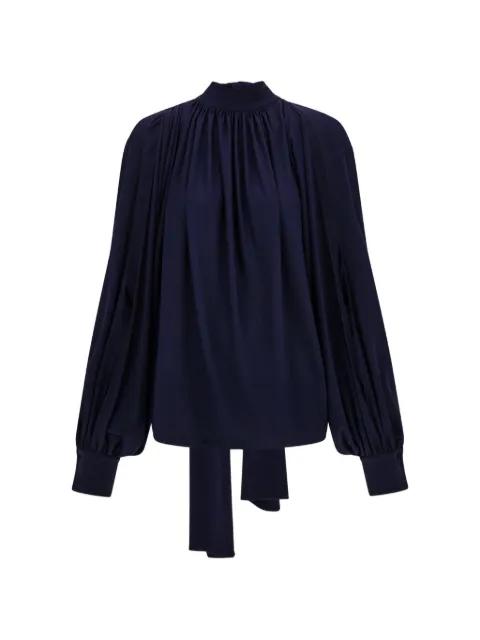 gathered top with shoulder slit detail by FERRAGAMO