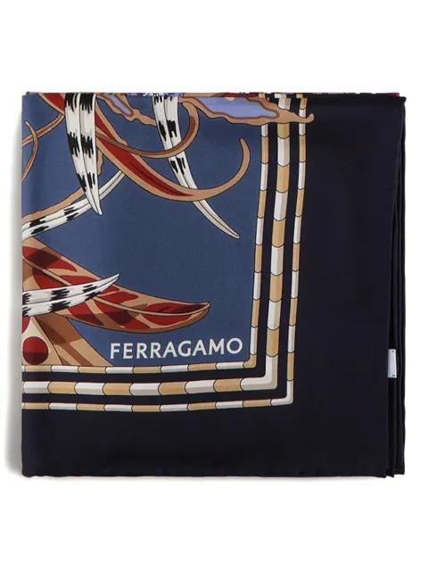 graphic-pattern scarf by FERRAGAMO