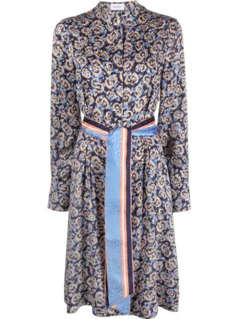 graphic-print midi dress by FERRAGAMO