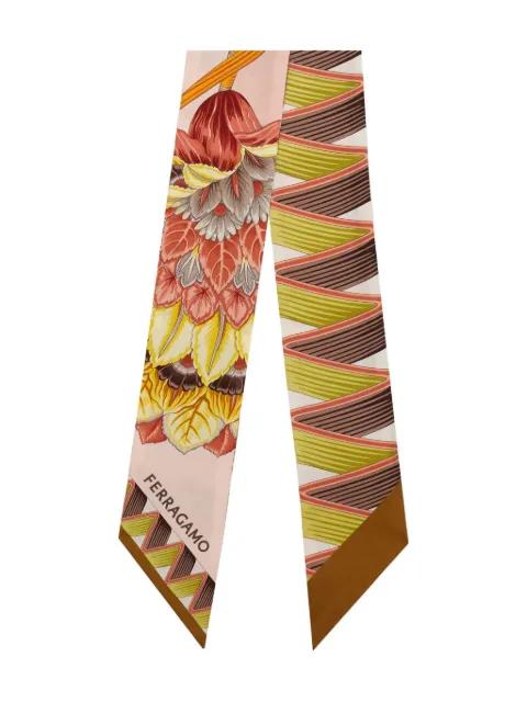 graphic-print silk bandeau by FERRAGAMO