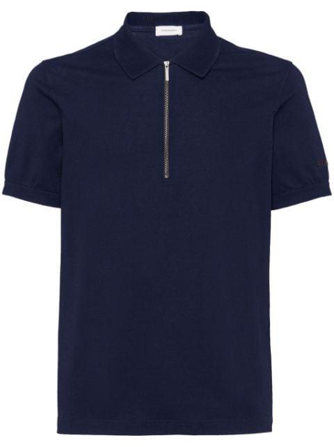 half-zip cotton polo shirt by FERRAGAMO