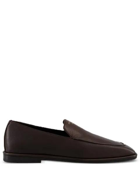 hammered calfskin loafers by FERRAGAMO