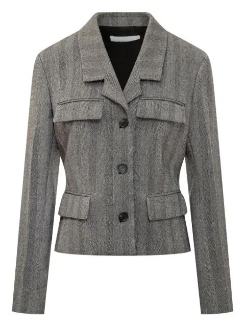 herringbone multi-pocket jacket by FERRAGAMO