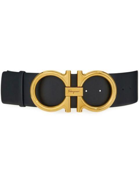 high waist Gancini leather belt by FERRAGAMO