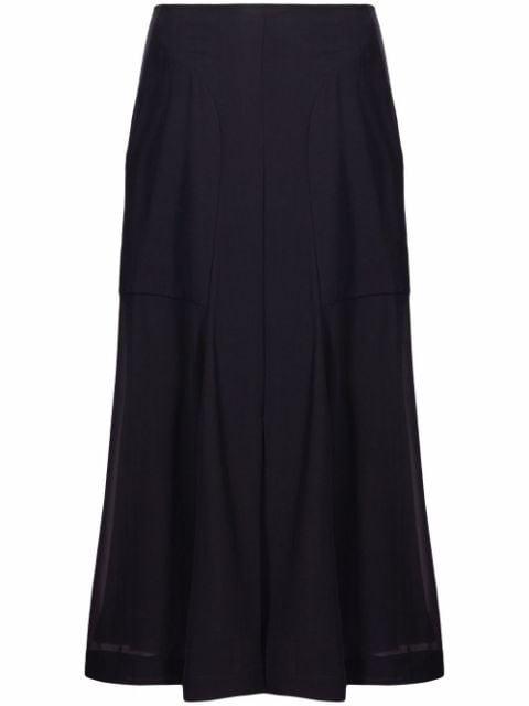 high-waisted midi skirt by FERRAGAMO