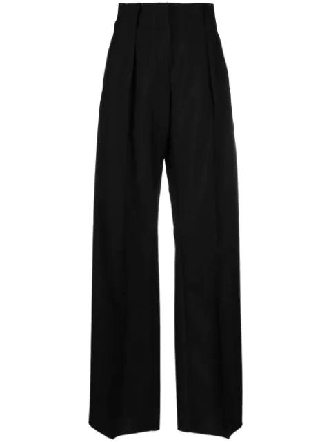 high-waisted wide-leg trousers by FERRAGAMO