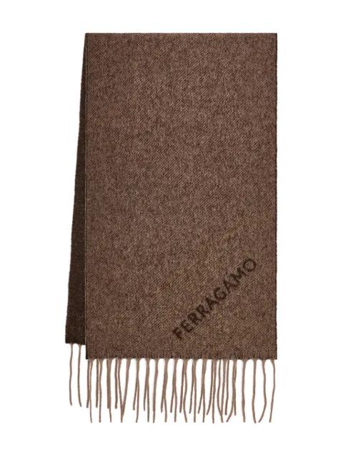 jacquard fringed scarf by FERRAGAMO