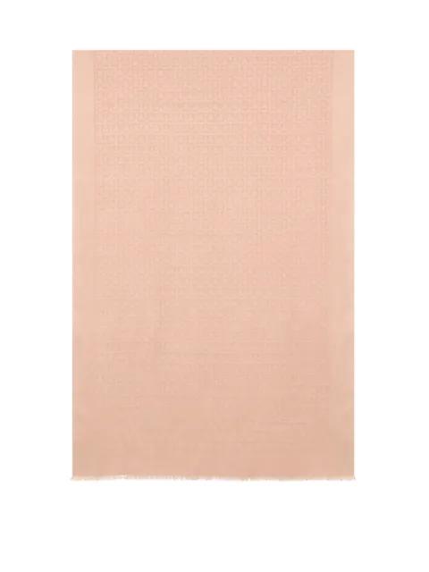 jacquard-logo Gancini scarf by FERRAGAMO