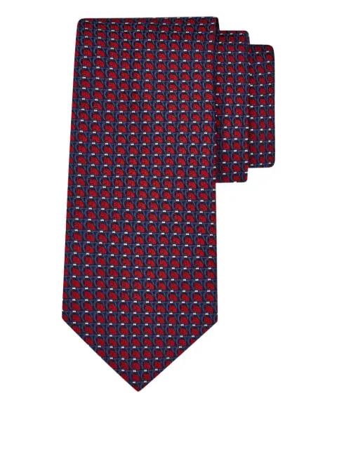 jacquard pegasus tie by FERRAGAMO