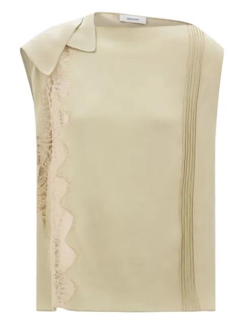 lace-inserts top by FERRAGAMO