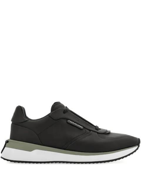 lace-up leather low-top sneakers by FERRAGAMO