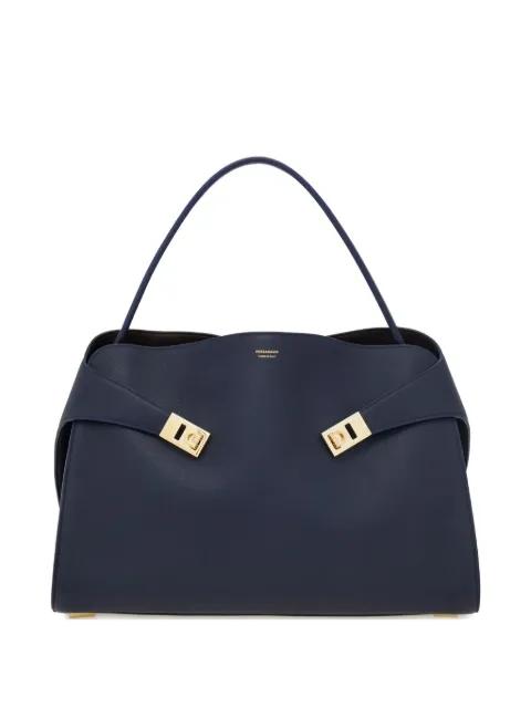 large Hug soft leather shoulder bag by FERRAGAMO