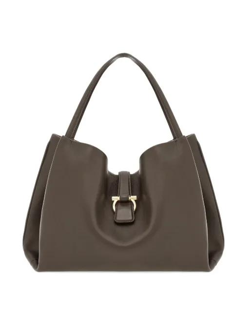 large leather tote bag by FERRAGAMO