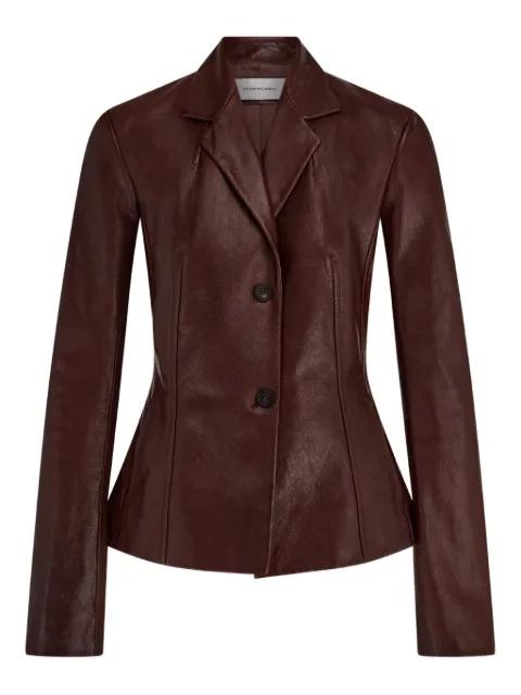 leather jacket by FERRAGAMO