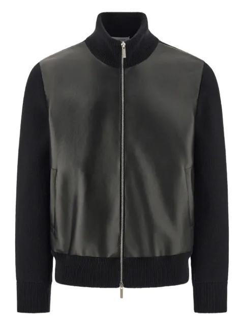 leather jacket by FERRAGAMO