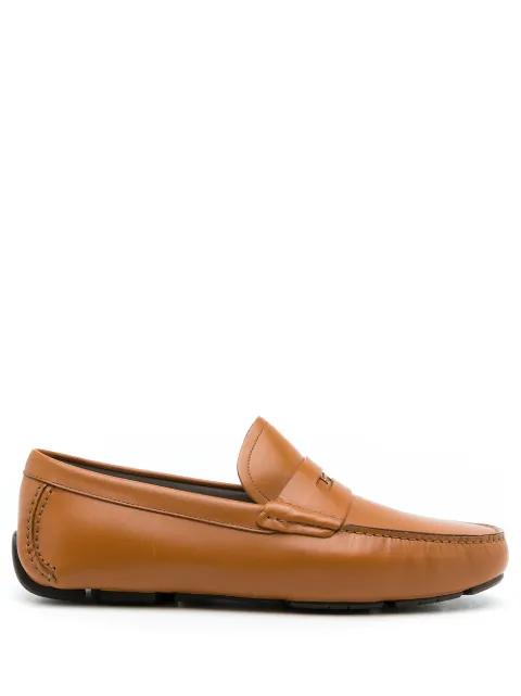 leather penny driving loafers by FERRAGAMO