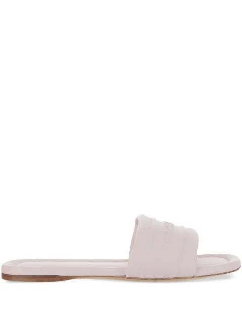 leather slides by FERRAGAMO