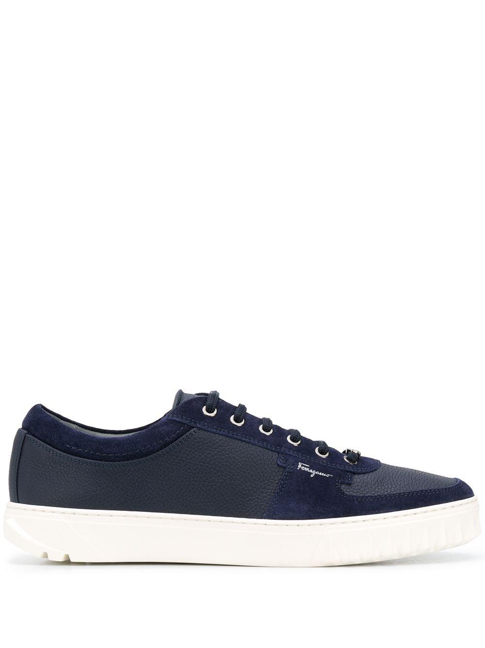 leather sneakers by FERRAGAMO