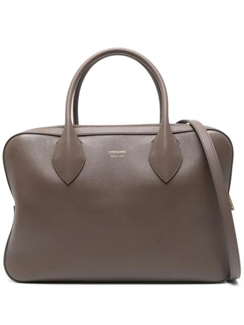 leather tote bag by FERRAGAMO