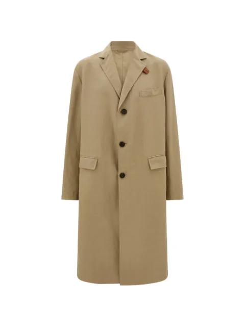 linen blend duster by FERRAGAMO