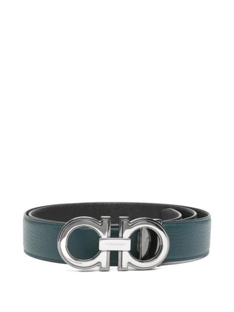 logo buckle leather belt by FERRAGAMO
