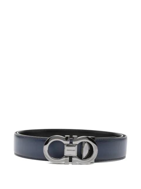 logo-buckle leather belt by FERRAGAMO