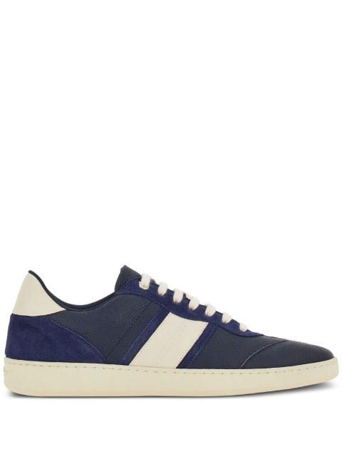 logo-debossed leather sneakers by FERRAGAMO