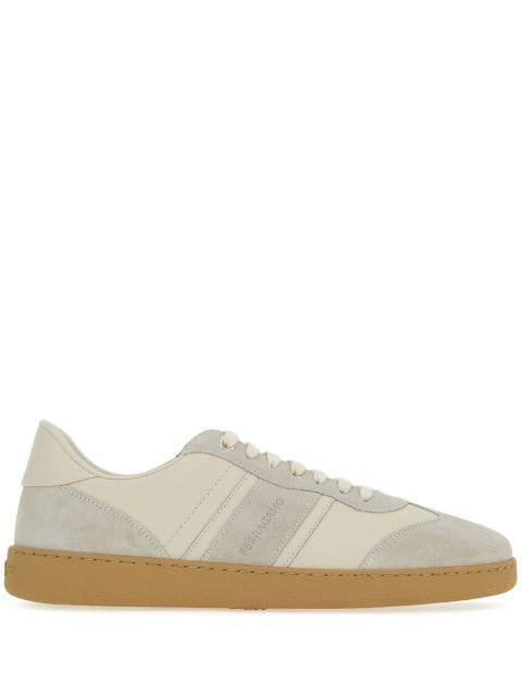 logo-debossed low-top sneakers by FERRAGAMO