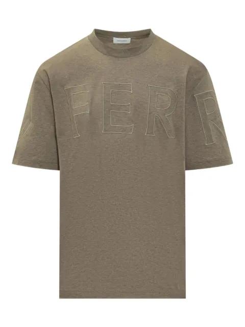 logo-detail cotton T-shirt by FERRAGAMO