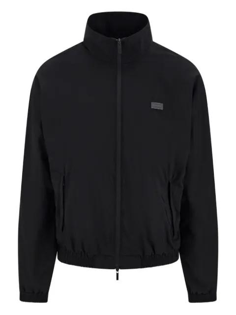 logo-patch bomber jacket by FERRAGAMO