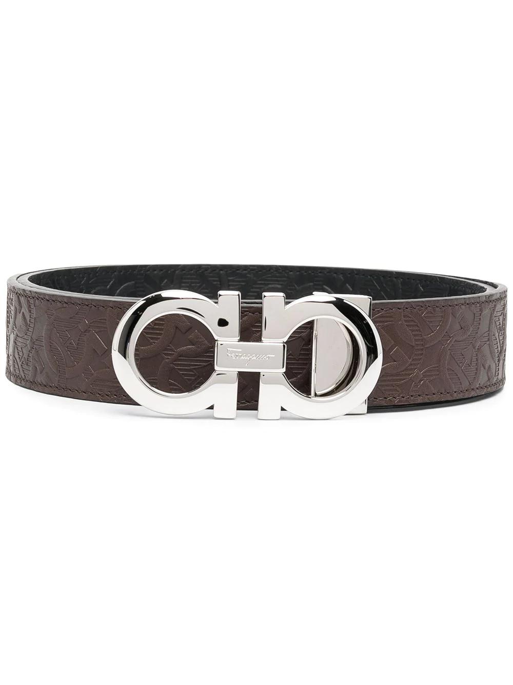 logo-plaque belt by FERRAGAMO