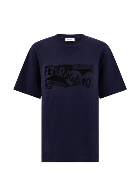 logo-print T-shirt by FERRAGAMO