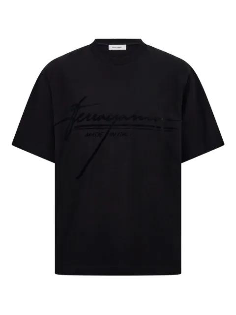 logo-print T-shirt by FERRAGAMO