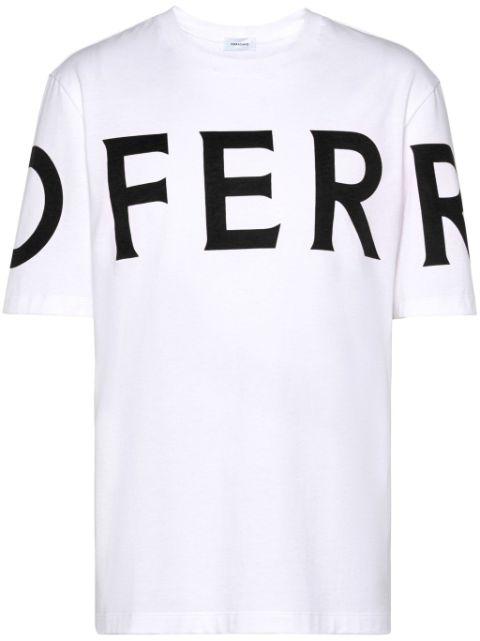 logo-print cotton T-shirt by FERRAGAMO