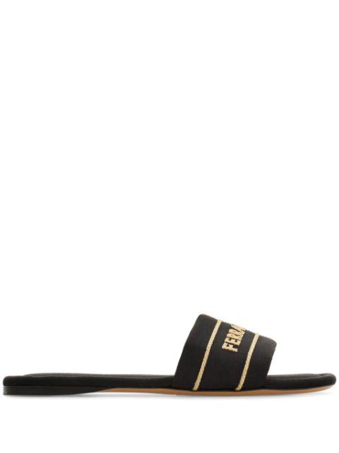 logo slides by FERRAGAMO