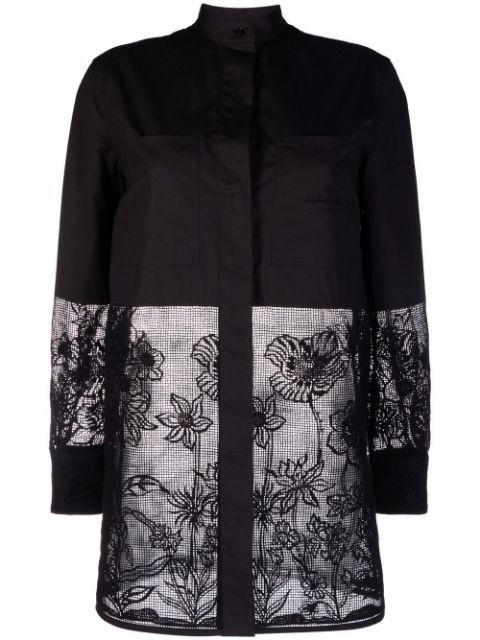 longline cordonetto lace shirt by FERRAGAMO