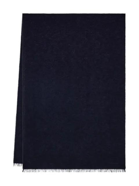 lurex thread embroidered-logo scarf by FERRAGAMO