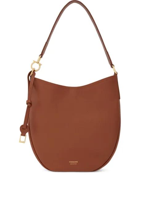 medium leather shoulder bag by FERRAGAMO