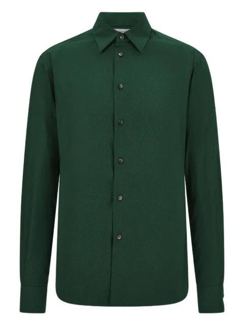 micro-patterned shirt by FERRAGAMO