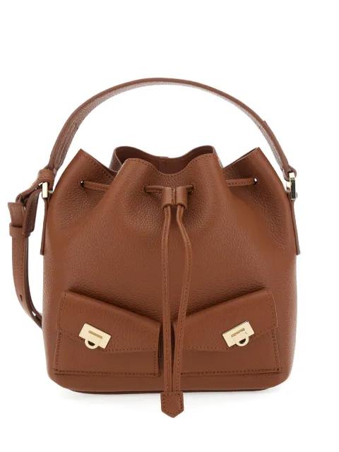 mini Harley drawstring bucket bag by FERRAGAMO