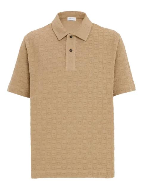 monogram-pattern polo shirt by FERRAGAMO