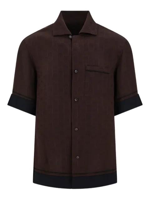 monogram short sleeve shirts by FERRAGAMO