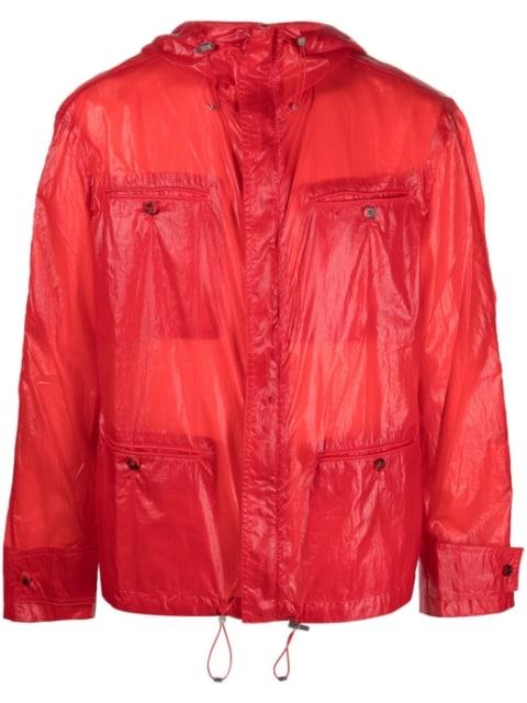 multi-pocket hoodied jacket by FERRAGAMO